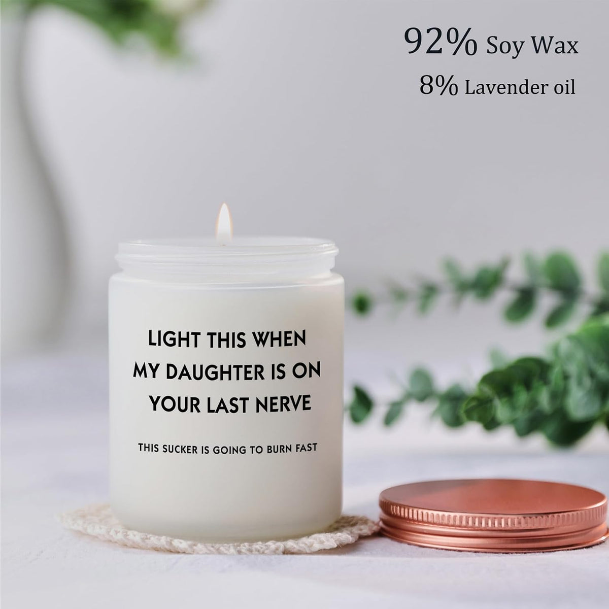 Son in Law Gifts, Cool Christmas Birthday Gifts for Son in Law Men Candle