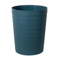 UUJOLY Small Bathroom Trash Can Wastebasket, Plastic Garbage Bin Container Basket for Bathrooms, Laundry Room, Kitchens, Offices, Kids Rooms, Dorms, Bluish Green, 1.8 Gallon