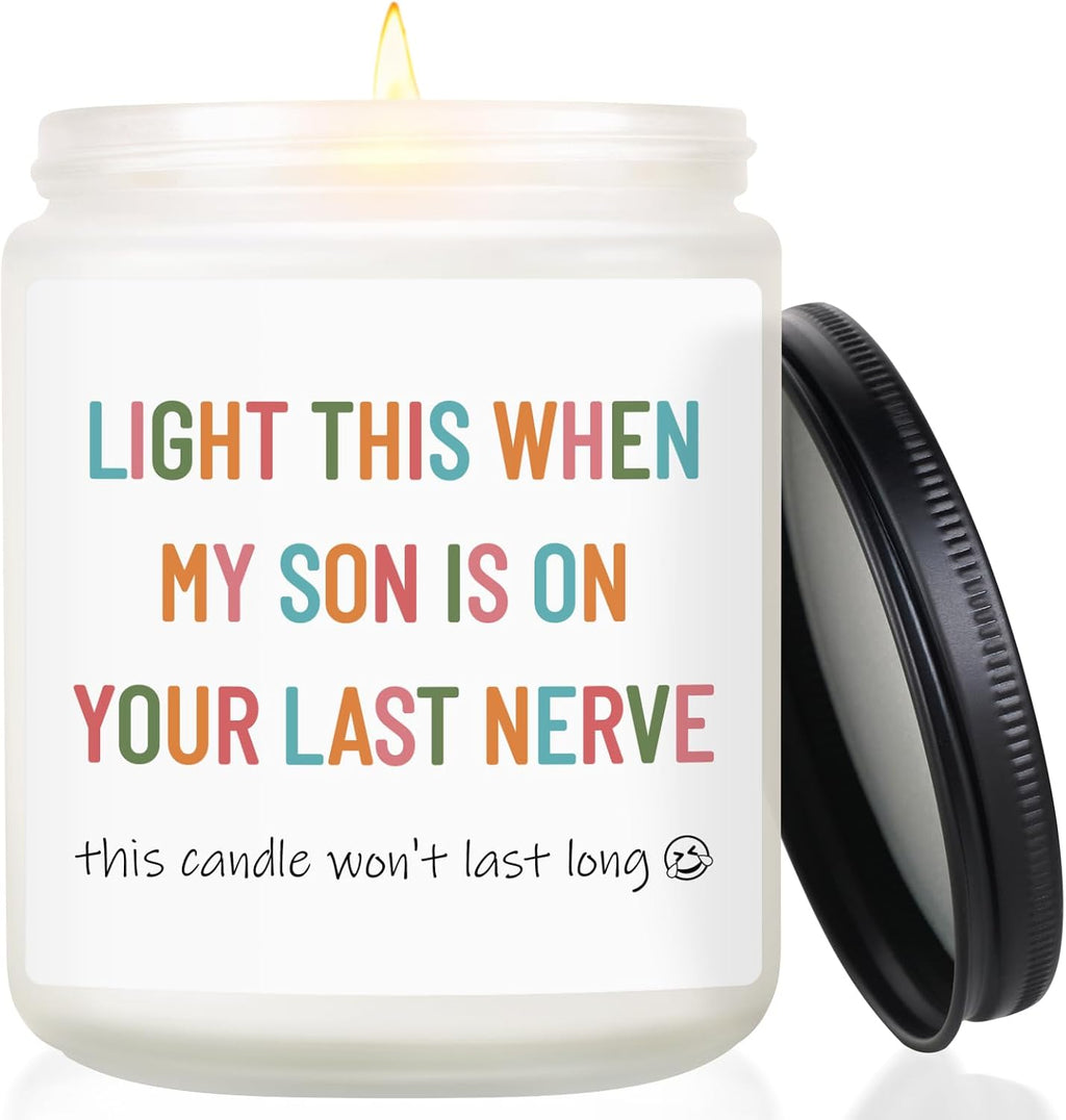 Daughter in Law Birthday Gifts, Funny Daughter in Law Gift, Mothers Day Gifts for Daughter-in-Law from Mother-in-Law, Birthday Present for Daughter-in-Law, Son's Girlfriend Candle