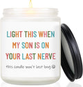 Daughter in Law Birthday Gifts, Funny Daughter in Law Gift, Mothers Day Gifts for Daughter-in-Law from Mother-in-Law, Birthday Present for Daughter-in-Law, Son's Girlfriend Candle