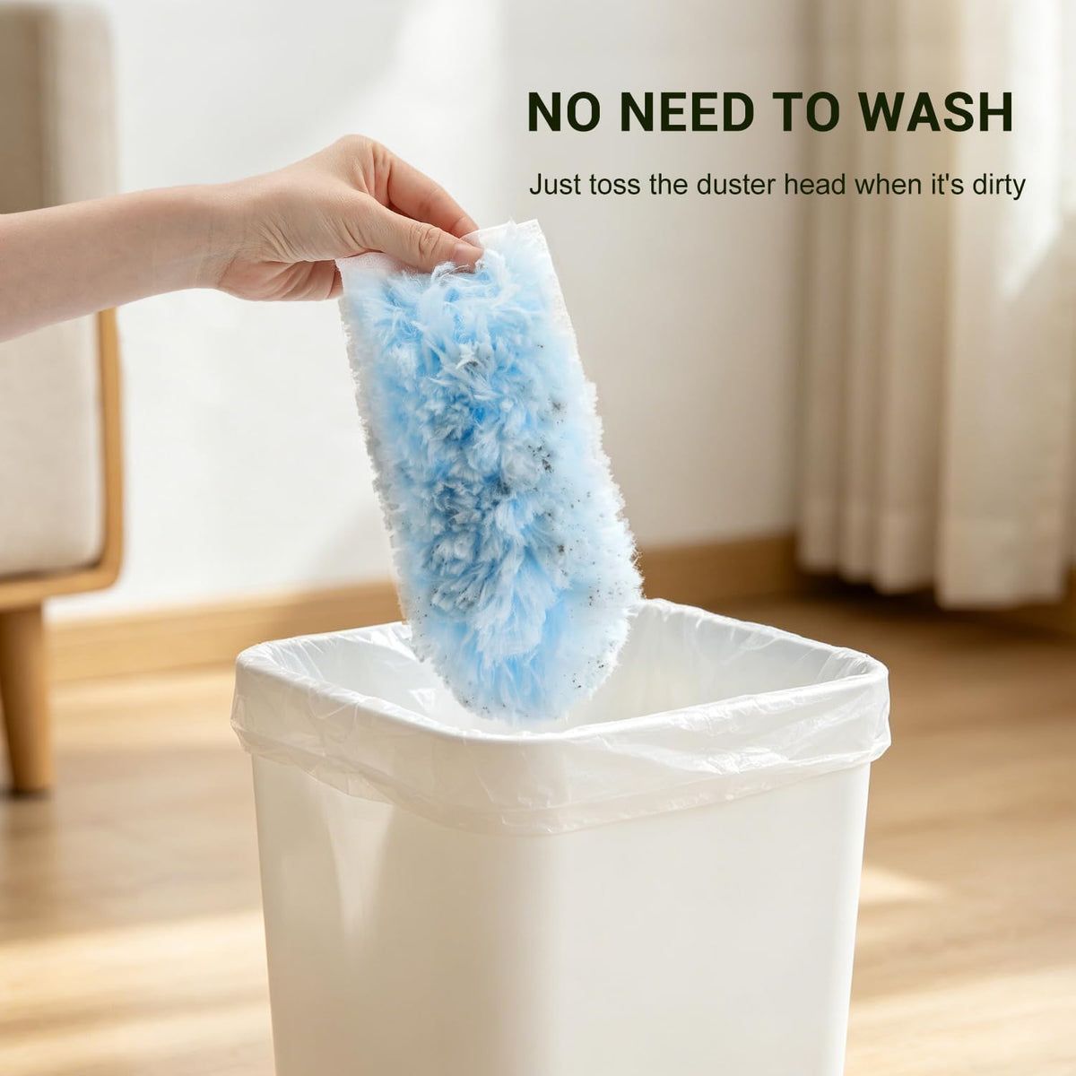 Duster Kit-6 Ft Extendable Handle, 20 Disposable Microfiber Refills