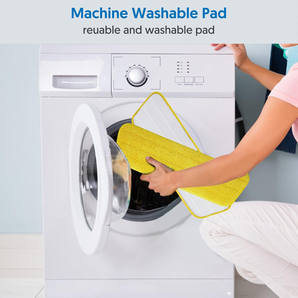 Washable Mop Pads for Swiffer PowerMop: Microfiber Wet Mops Refills 7 Pack