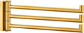 Angle Simple Hand Towel Holder for Bathroom, Swivel Bars, Brushed Dark Gold