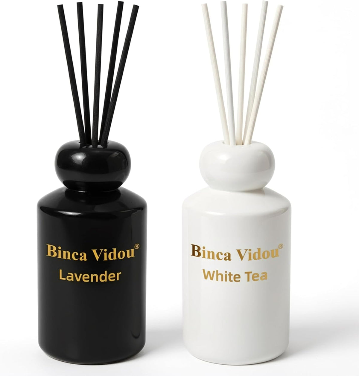 Reed Diffuser Set Binca Vidou Lavender & Whisper of White Tea 3.38oz x 2