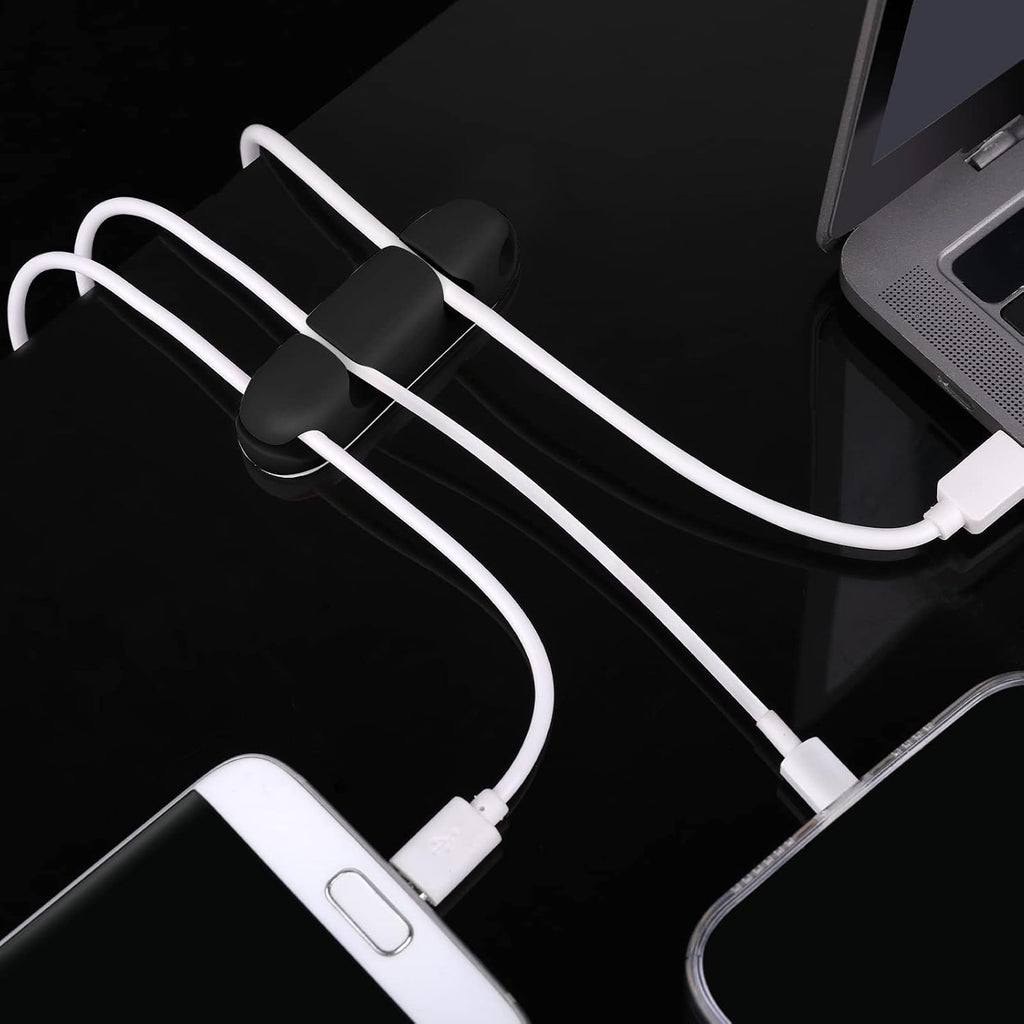 WLLHYF 3PCS Cable Clips, Cord Wire Organizer (Black)