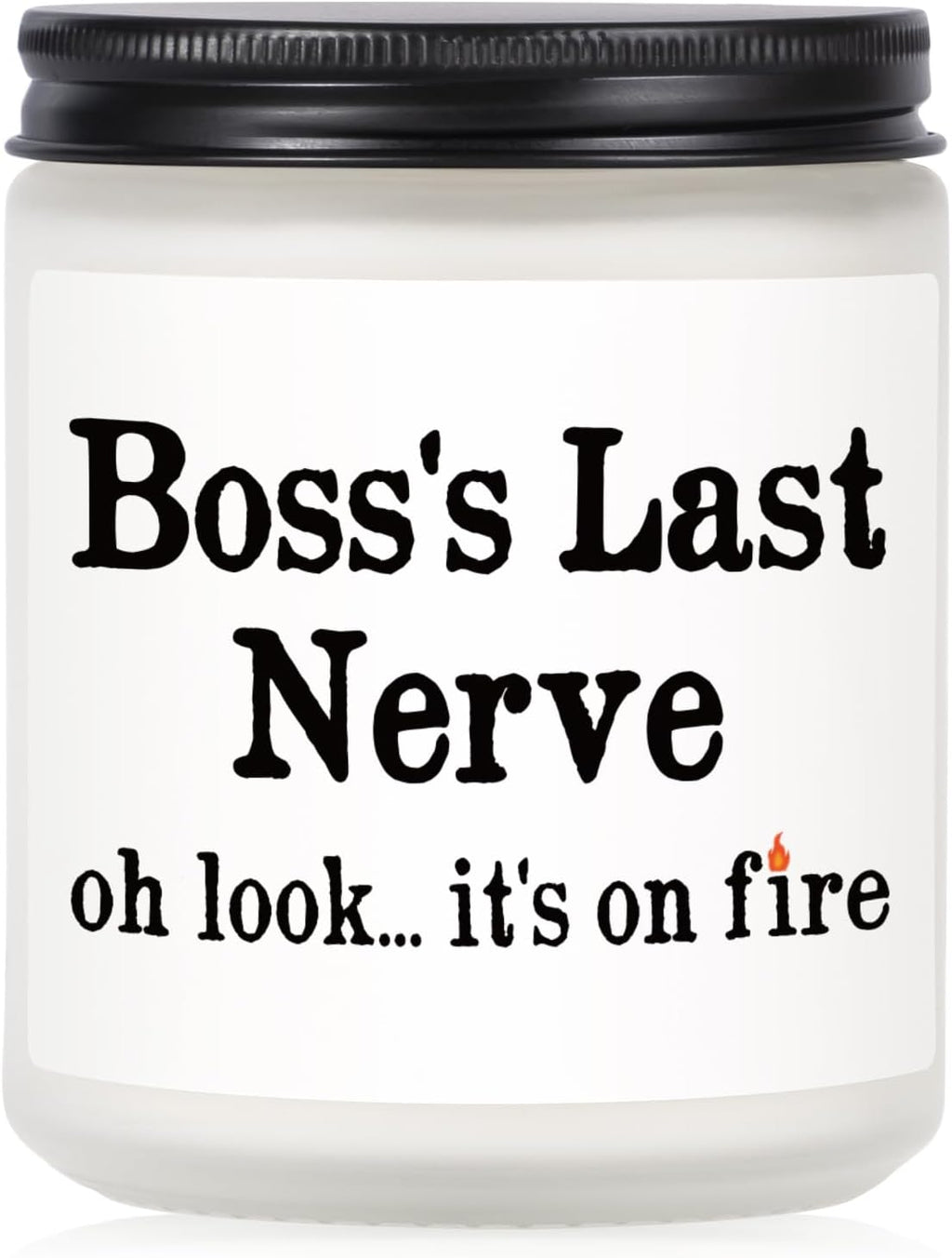 Funny Boss Gifts for Women Men- Handmade Lavender Soy Wax Candle