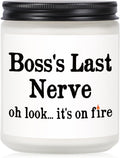 Funny Boss Gifts for Women Men- Handmade Lavender Soy Wax Candle