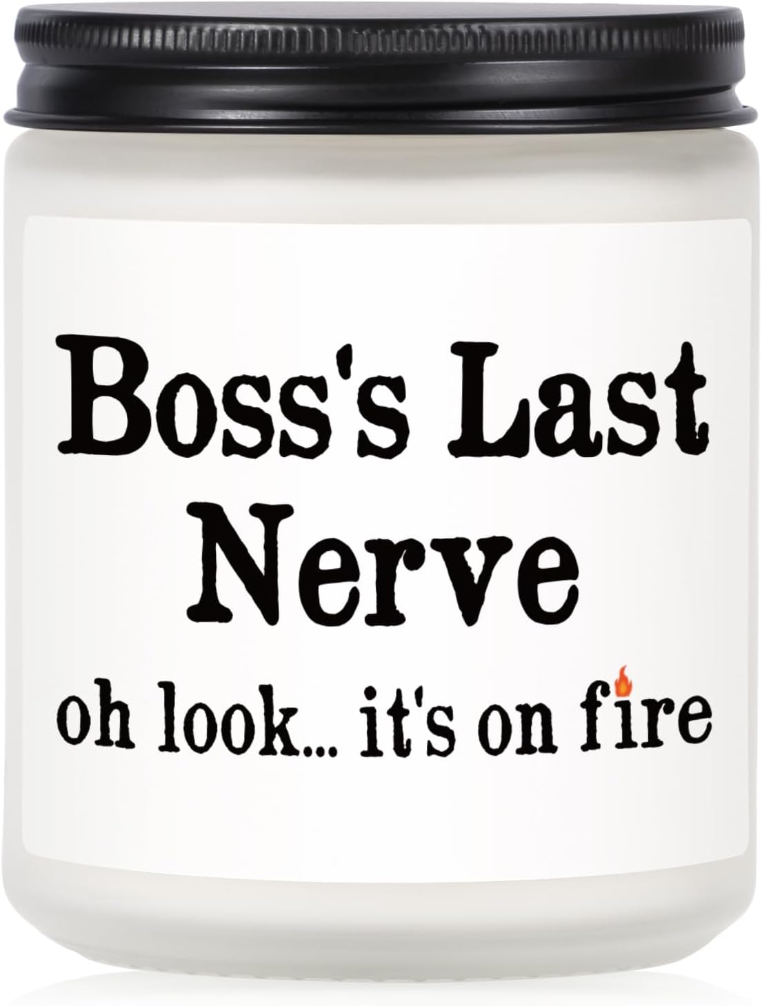 Funny Boss Gifts for Women Men- Handmade Lavender Soy Wax Candle