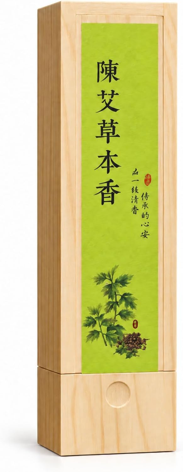 Natural Mugwort Incense Sticks for Calming Meditation, Yoga, Relaxation. Natural Sleep Aid, Stress Relief and Air Purifying Herbal Incense (Mugwort)