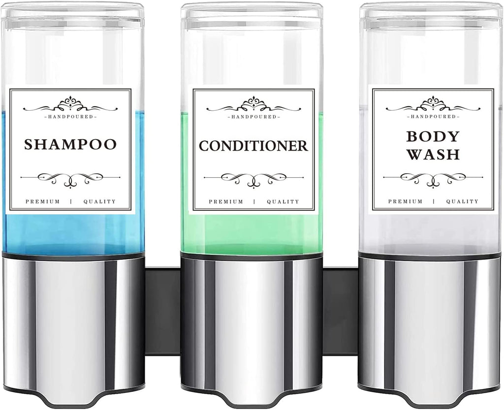 36 PCS Soap Dispenser Organization Printed Label Stickers White