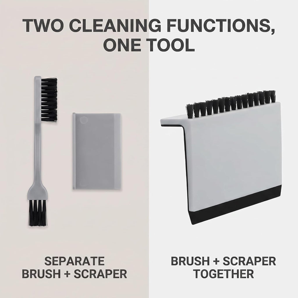 2 Pcs Black Kitchen Sink Squeegee Cleaner Countertop Brush Wiper Vegetable Cleaning Brush Wiper Home Kitchen Tool Accessories Fruit and Vegetable Cleaning Brushes