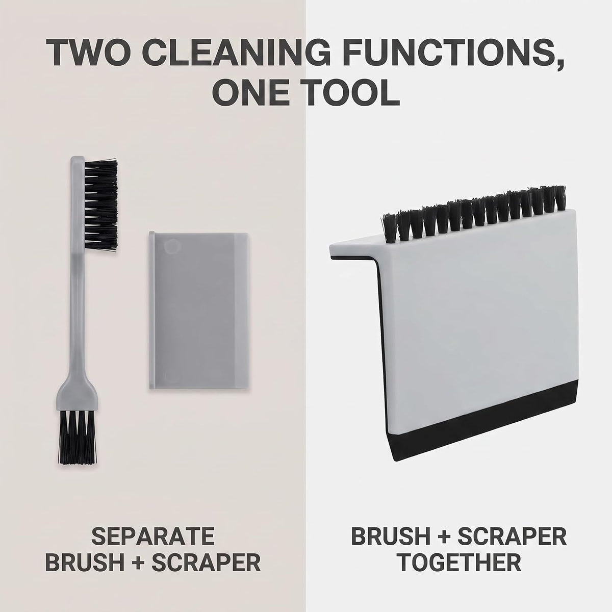 2 Pcs Black Kitchen Sink Squeegee Cleaner Countertop Brush Wiper Vegetable Cleaning Brush Wiper Home Kitchen Tool Accessories Fruit and Vegetable Cleaning Brushes