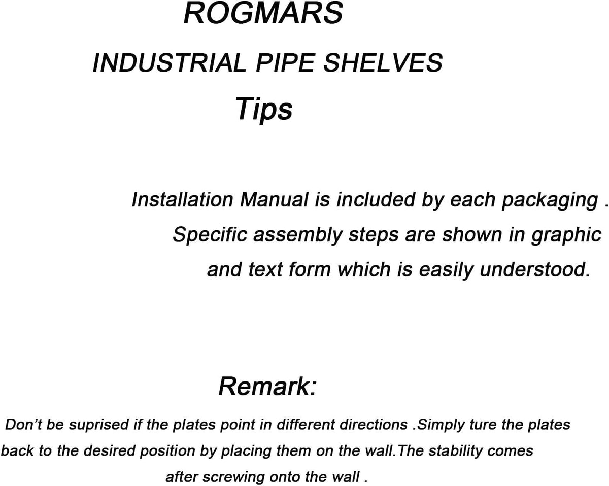 ROGMARS Industrial Pipe Shelving Bathroom Shelves with Towel bar 30 inch
