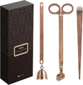 RONXS 3 in 1 Candle Wick Trimmer Set, Snuffer, Dipper, Cutter, Copper