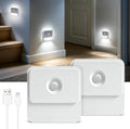 Backlit Cool White Rechargeable Motion Sensor LED Foot Light Auto On/Off