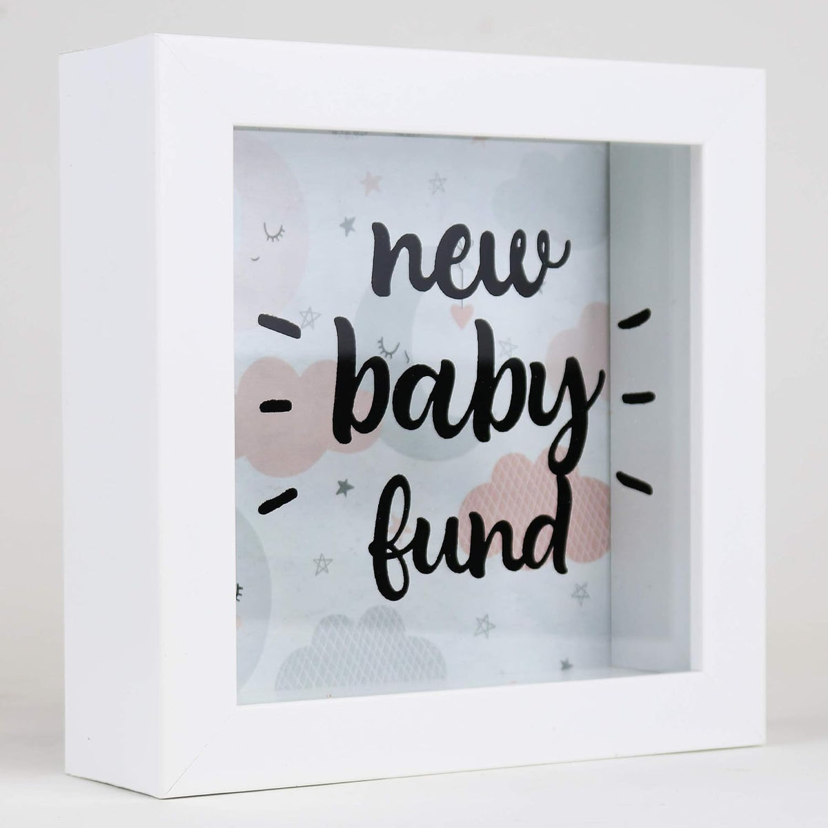 Lawrence Frames - New Baby Fund Box - 8 Inch Square, 2.4 Inch Depth