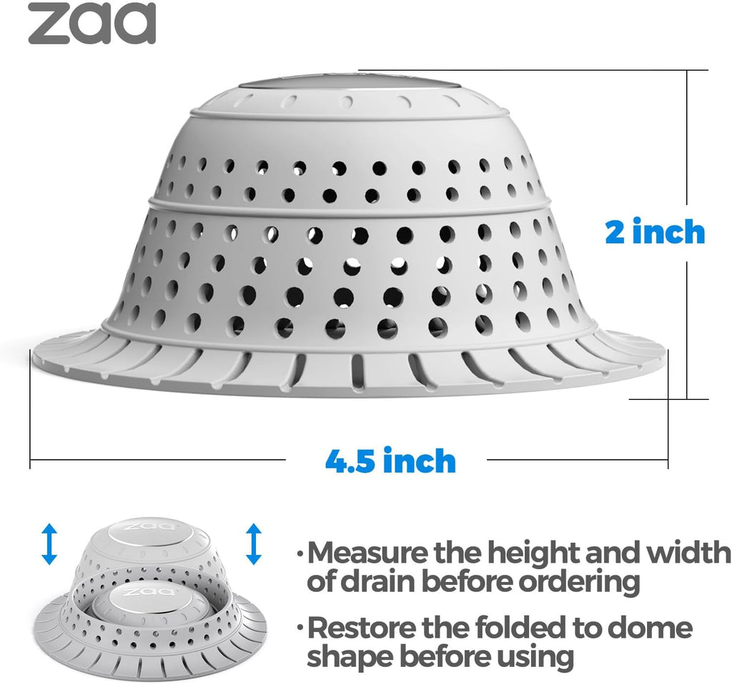 zaa Shower Drain Hair Catcher Bathtub Drain Strainer Sink Drain Protector