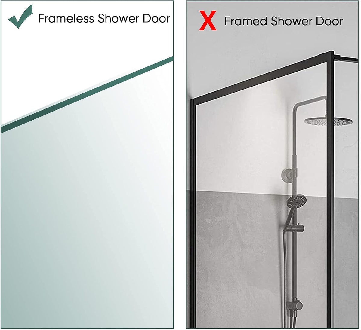 Taozun Shower Door Hooks, 2 Pack Towel Hooks for Frameless Glass Door