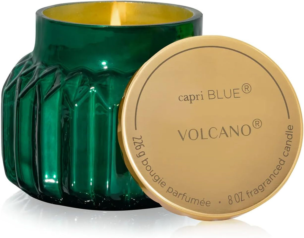 Capri Blue Volcano Candles | Scented Candles for Home | Emerald Green, 8 oz