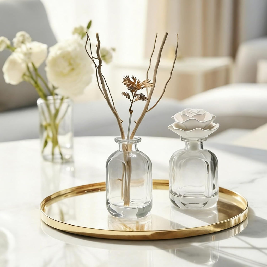 150ml Reed Diffuser Glass Bottles Fragrance Accessories Set of 4