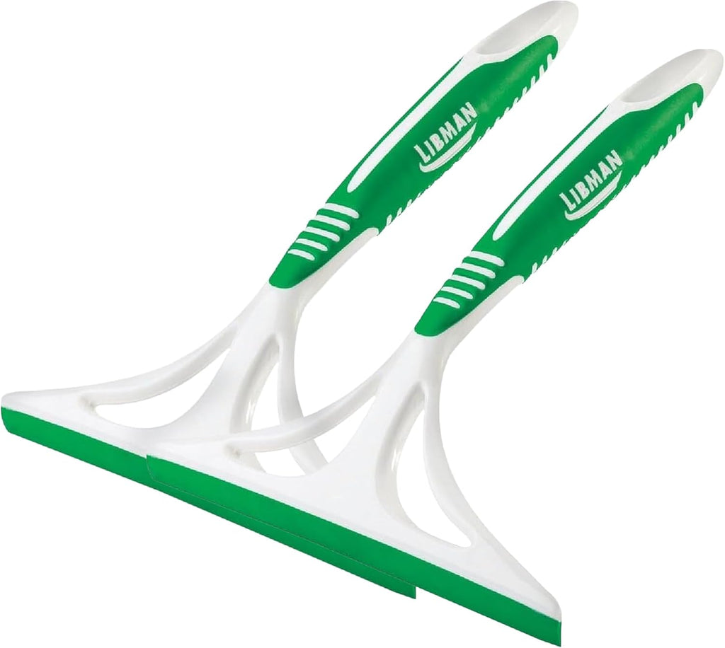 Libman 1070 Window Squeegee with Ergonomic Handle (Pack of 2)