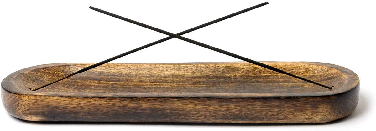 Incense Garden Incense Burner Holder - Woodburner - Ash Catcher Incense - Handmade Large Incense Holder for Aromatherapy