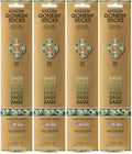 Gonesh - Extra Rich Scented Incense Sticks - Non-Toxic 10” Slow Burn Aromatic Sticks - Sage - 80 Pack
