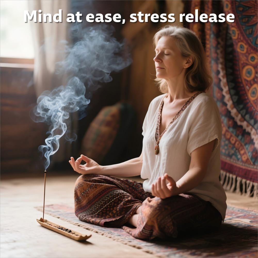 Pine Cone Incense Sticks – 450 Sticks, Natural & Charcoal-Free, Earthy Wood Aroma for Meditation, Relaxation, Yoga, Air Purifying & Home Fragrance