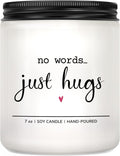 Sympathy Gifts for Loss of Loved One, No Words Just Hugs Candle, Lavender