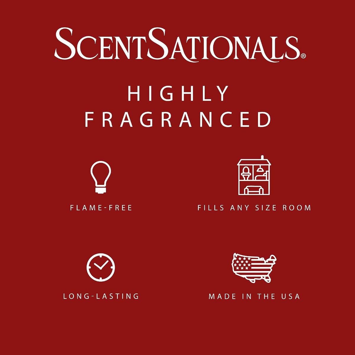 ScentSationals Strawberries & Cream Scented Wax Melts 10oz (24 Cubes)