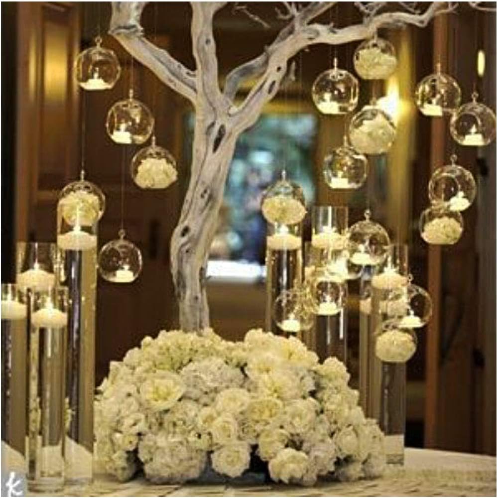 NUPTIO Hanging Glass Terrarium Globes, 8 Pcs, 3.15 Inch