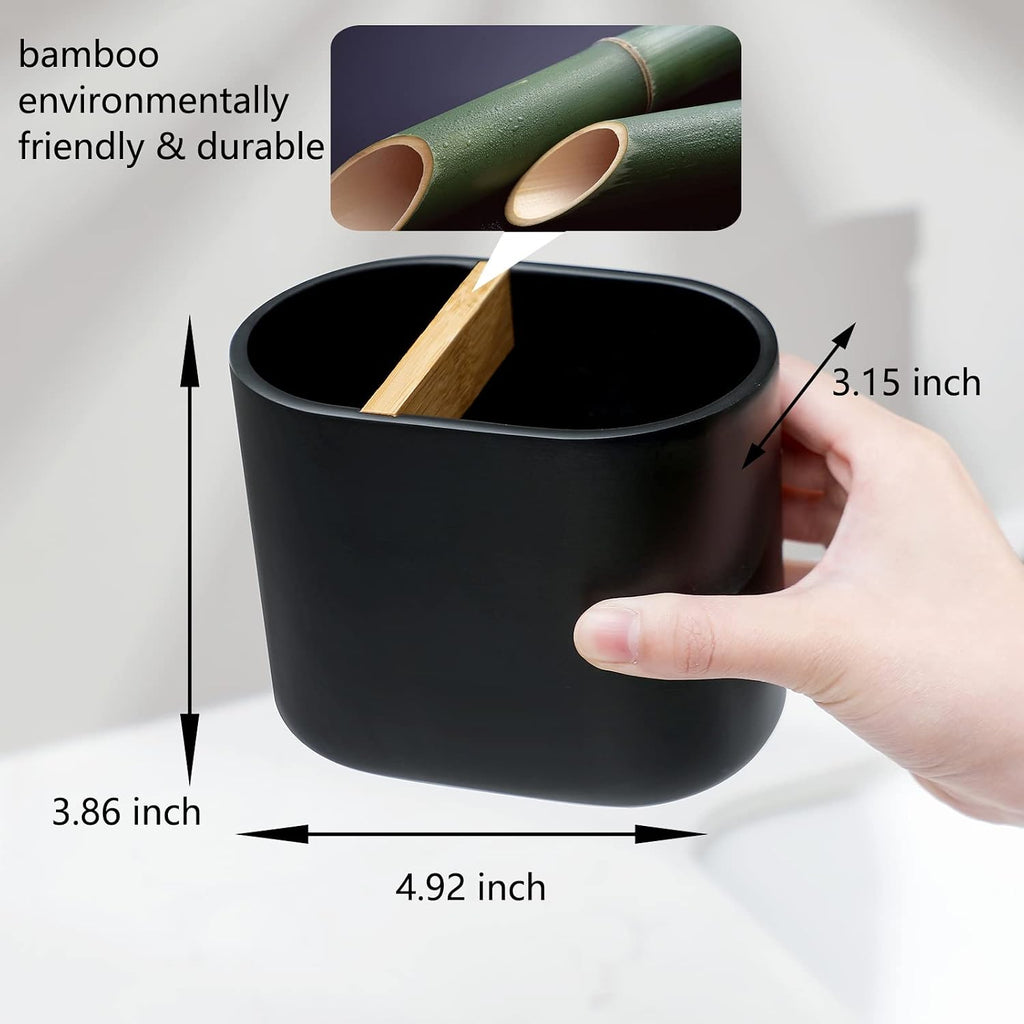 Resin Toothbrush Holders for Bathrooms, Electric Toothbrush Holder, Black