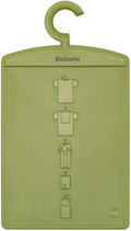 Brabantia Shirt Folder Board with Hanging Hook & Instruction Images | Calm Green | Clothes Folder Laundry Helper for Tidy Closet | Folds T-Shirts & Sweaters Without Creases | Hang to Store in Closet