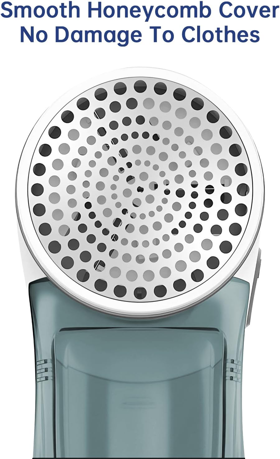 Fabric Shaver Rechargeable, Electric Lint Remover for Clothes & Furniture, Sweater Shaver & Pilling Remover, Depiller with 2 Extra Blades Included, Lint Shaver for Clothing - USB Charge, Gray
