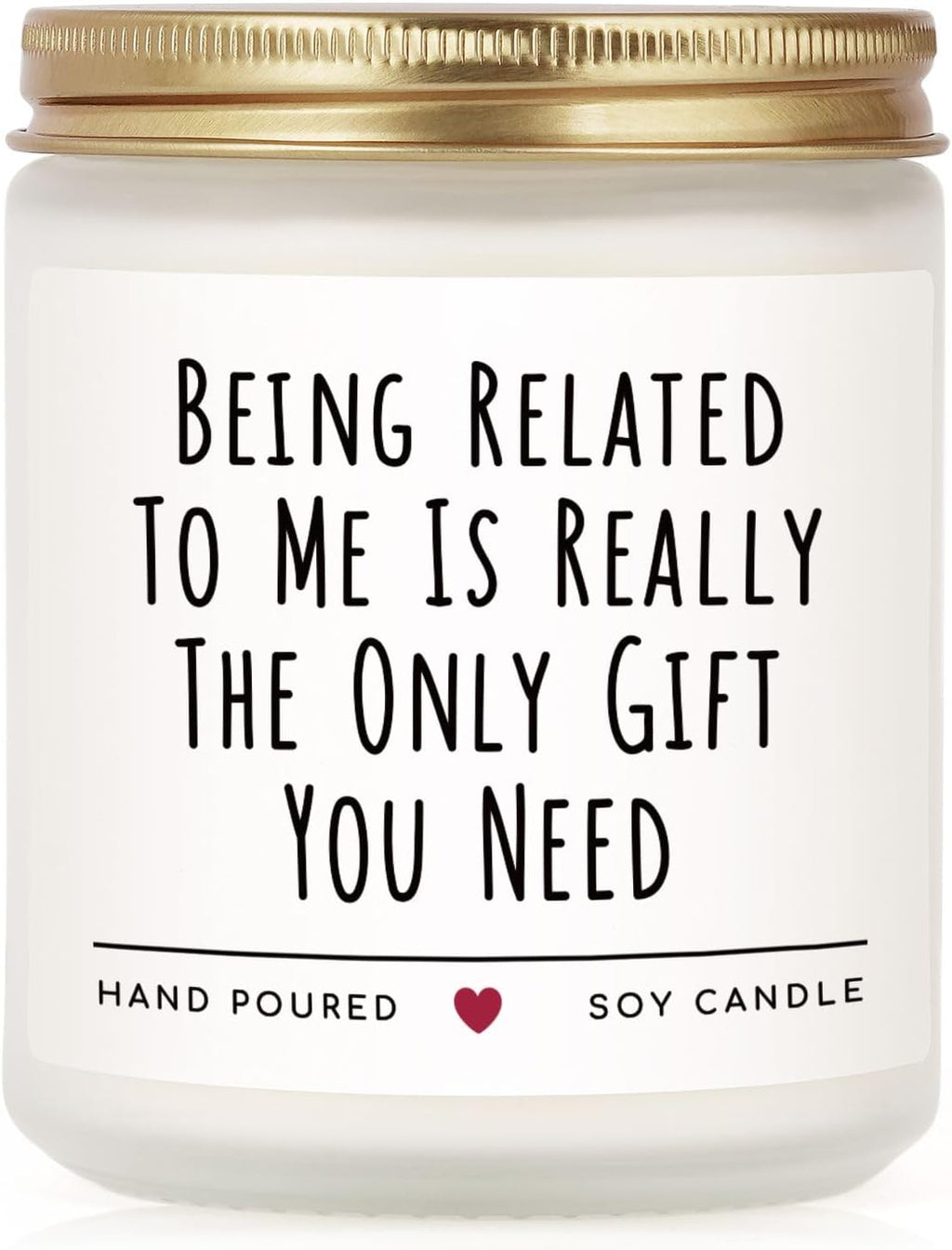 Funny Gifts for Brother, Brother Birthday Gifts, Brothers Gift from Sister, Soy Wax Lavender Candles for Siblings, Sister, Nephew, Friends