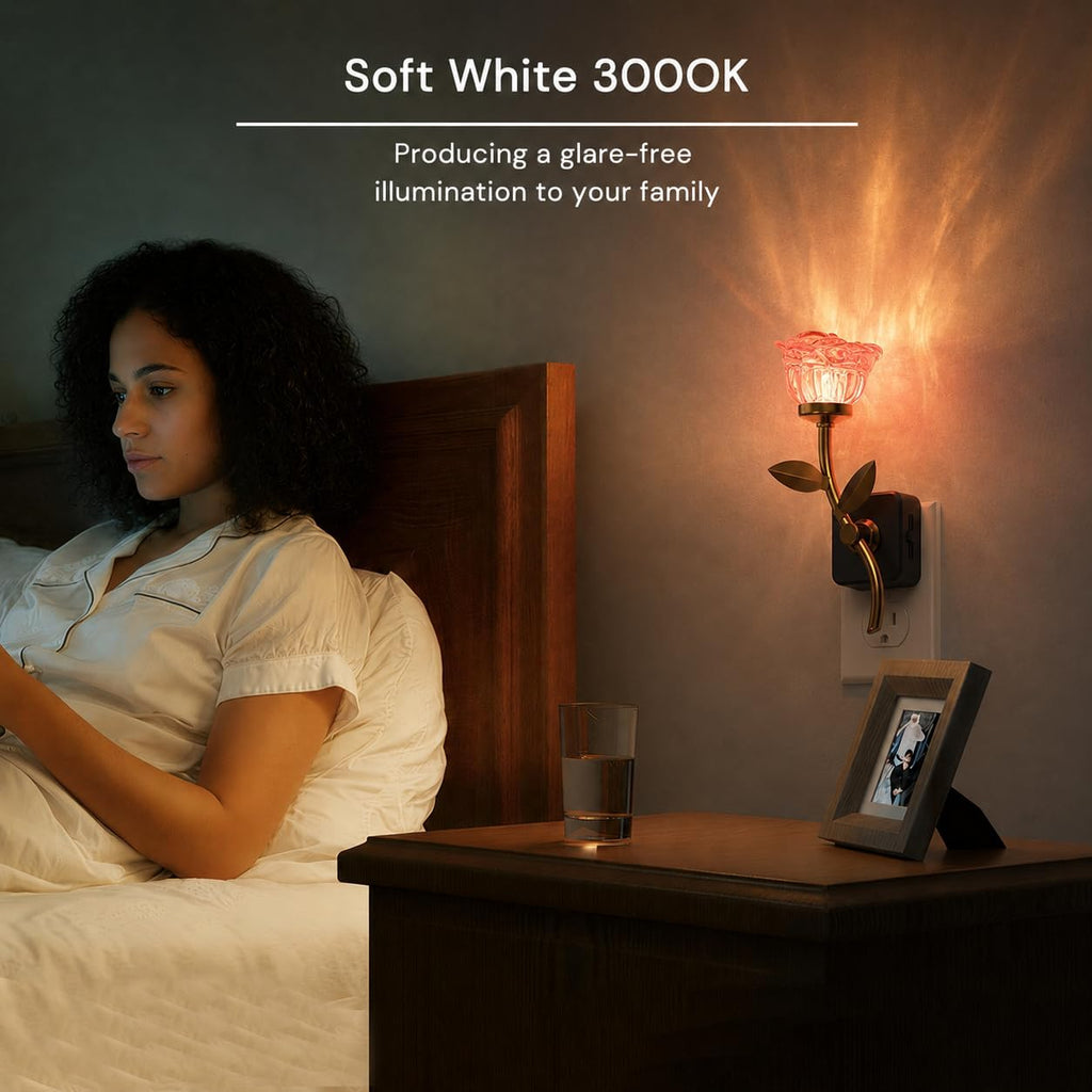 L LOHAS LED 2 Pack Night Lights Plug into Wall, 3000K Soft White