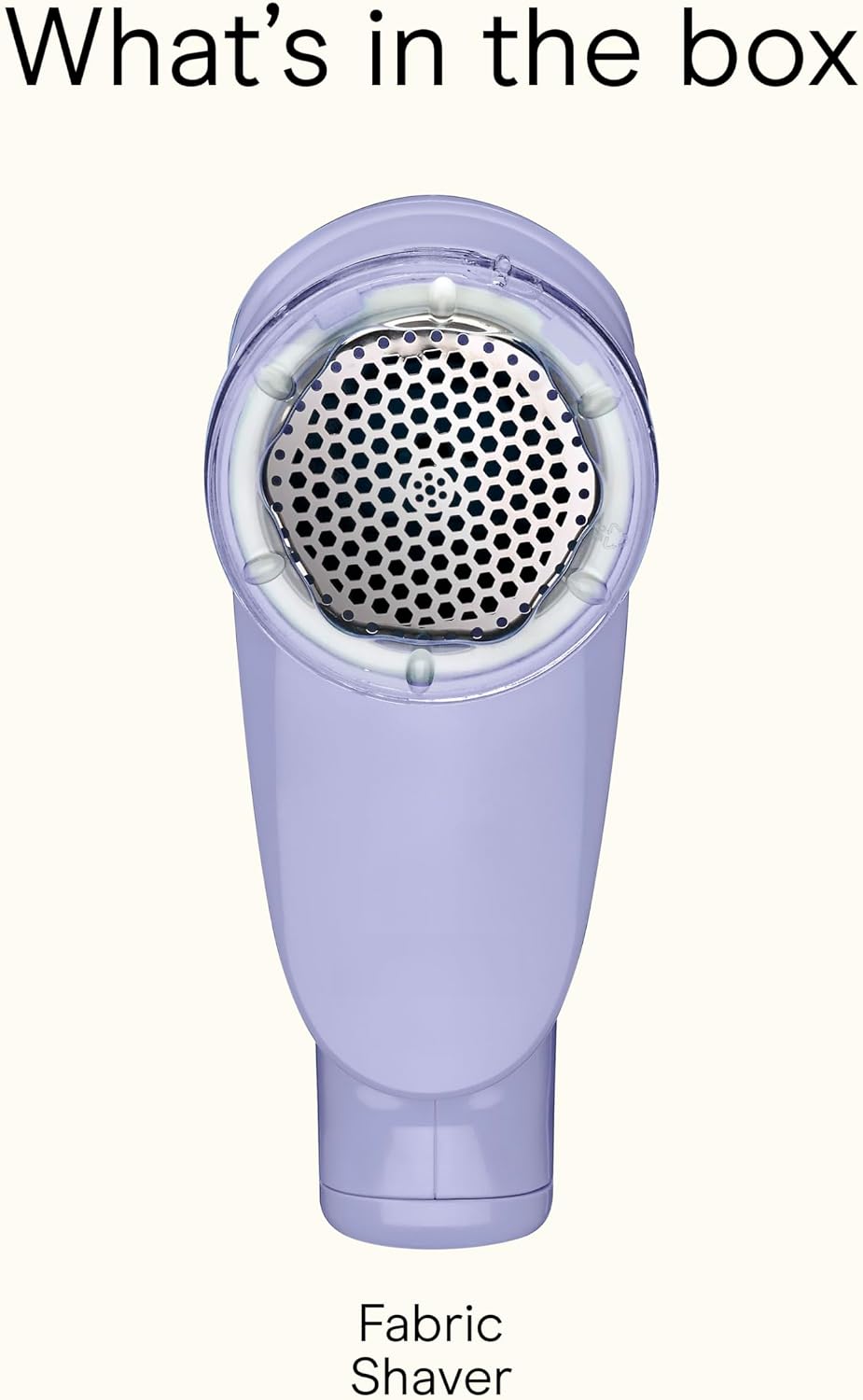 Conair Fabric Shaver and Lint Remover, Battery Operated Portable Fabric Shaver, Lavender