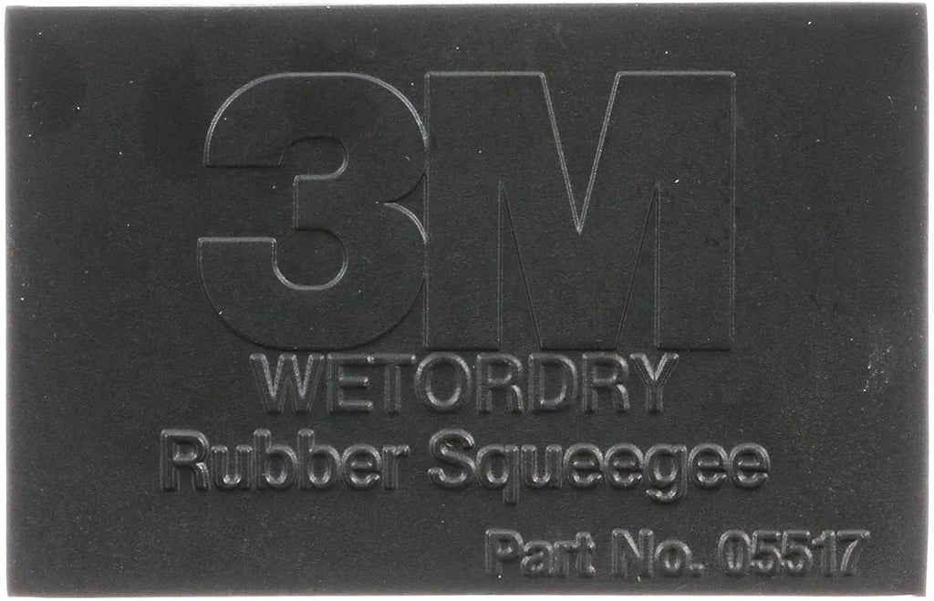 3M Wetordry Rubber Squeegee 05517, 2-3/4 in x 4-1/4 in, Comfort Fit