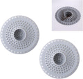 Grey Drain Hair Catcher Shower Drain Cover Hair Catcher Bathtub Drain Hair Catcher Silicone Tub Hair Catcher Drain Protector