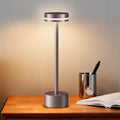 Rechargeable Cordless Table Lamp Brown Touch Control Dimmable