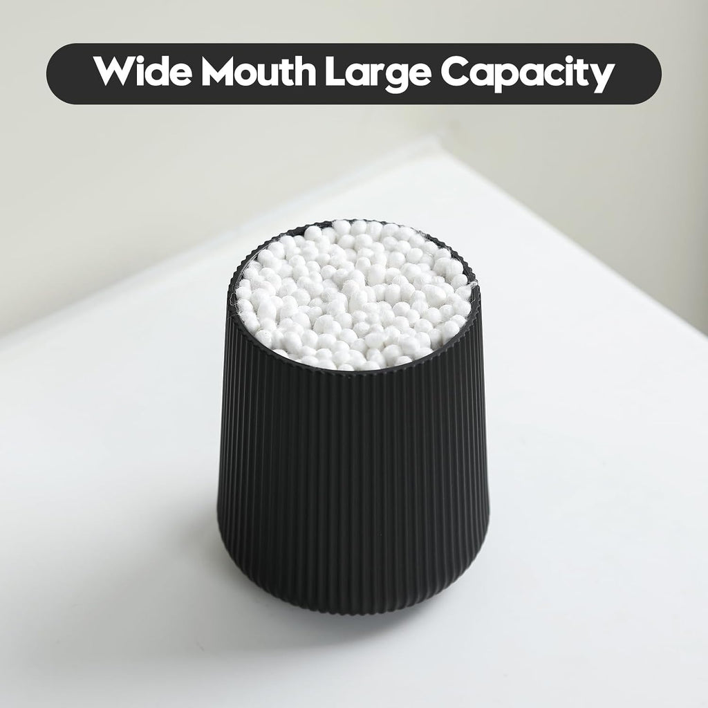 YAUKPH Black Striped Toothbrush Holder