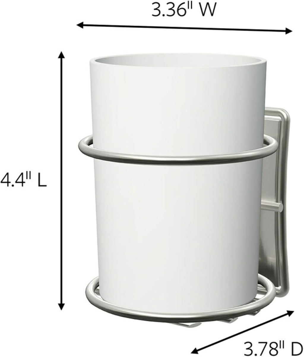 Command Bathroom Accessory Organizer, 1 Organizer, 2 Strips