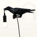 OVANUS Crow Wall Lamp Gothic Decor, Raven Sconce with Dimmable E12 Bulb