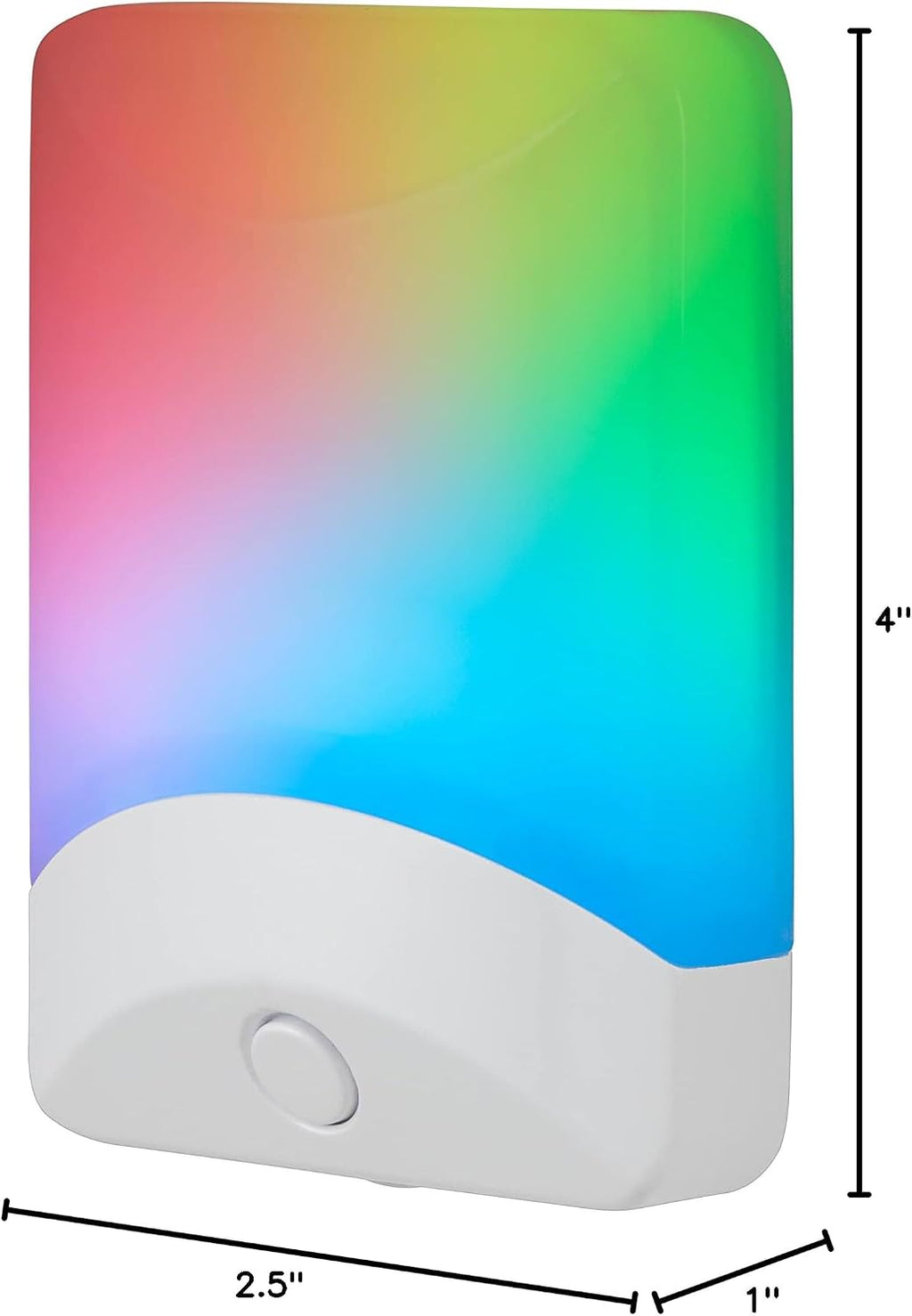 GE Plug in Color Changing Night Light with Dusk to Dawn Sensor, 2 Pack