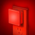 JandCase Red Night Light, Red NightLight[2 Pack],0.3W LED Night Light