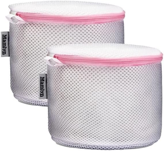 Mamlyn Mesh Bra Bags for Washing Machine, Lingerie wash Bags for Laundry (set of 2)
