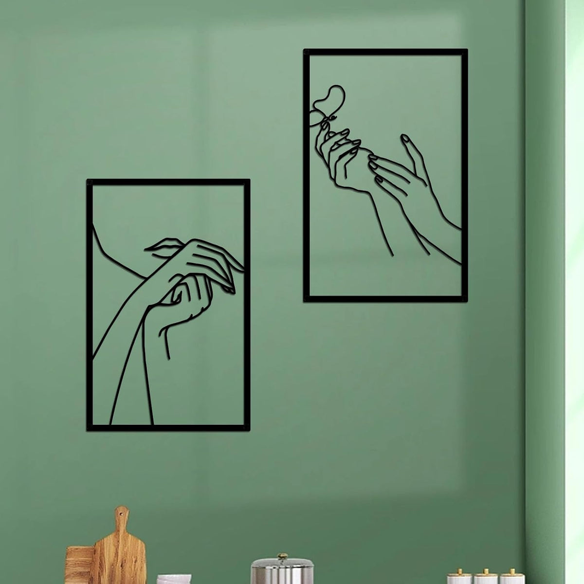 Resama Nail Room Wall Decor Nail Salon Wall Art and Accessories