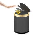 Motion Sensor Trash Can with Lid,Touchless Sensor Bathroom Trashcan