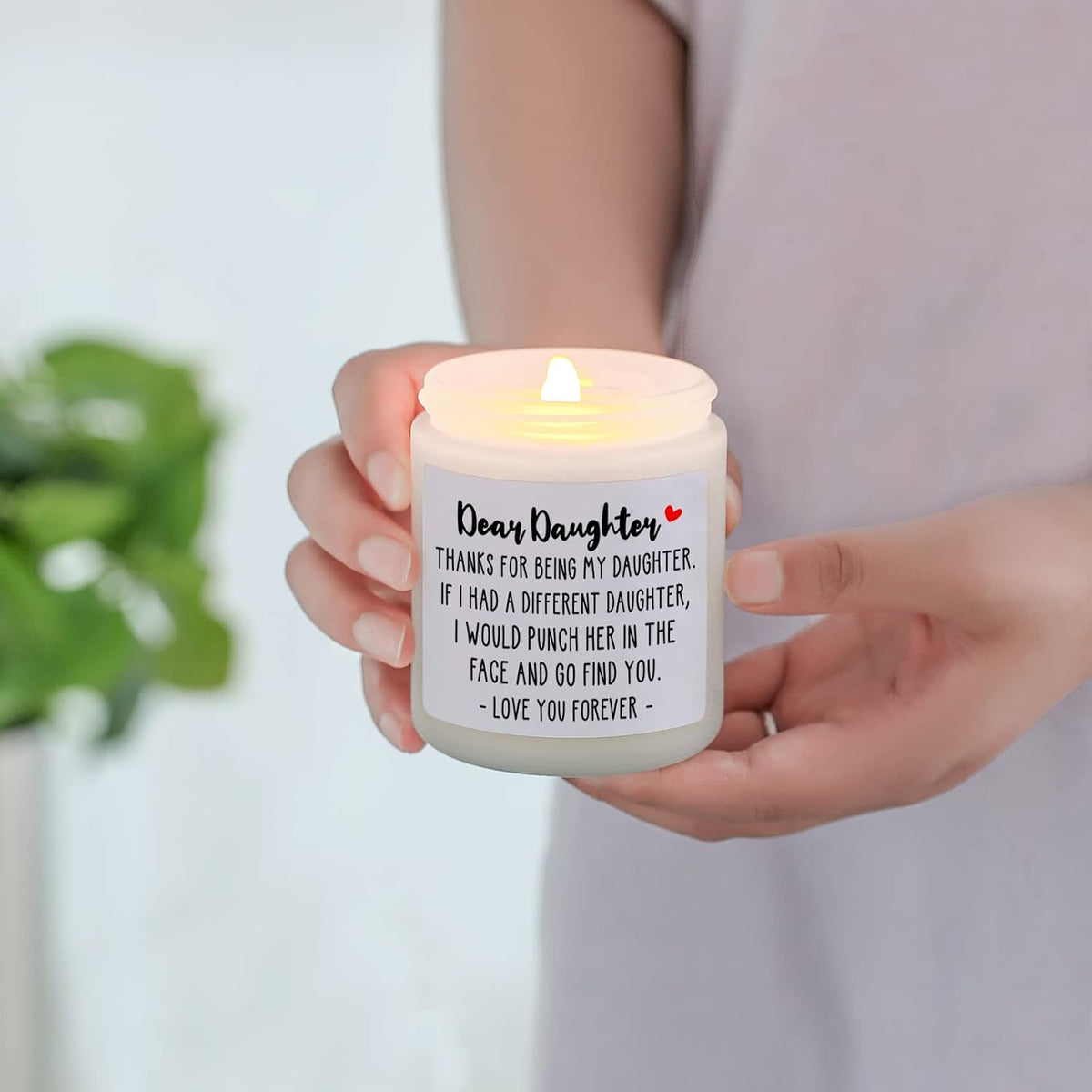 Daughter Gifts from Mom Dad, Daughter Birthday Gift Ideas Christmas Candle