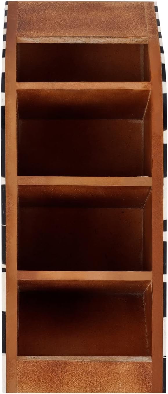 Handicrafts Home Decorative Multi Functional Incline Desk Organizer Modern Storage Stunning Gift 8x3.5x3.5 inch